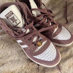 Adidas Women's Top Ten Sneakers - White and Brown